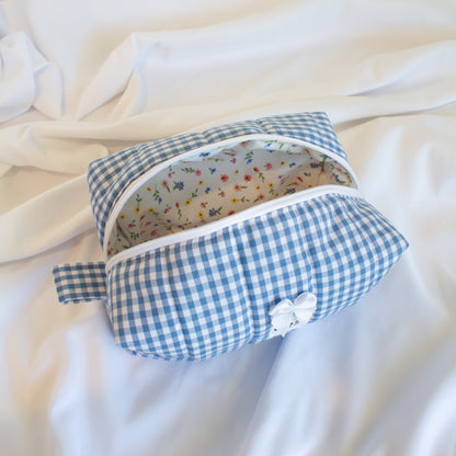 The Gingham Dream Small Makeup Bag