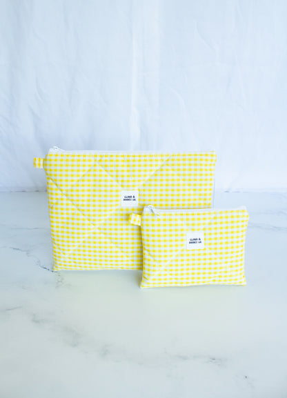 Large Zipper Bag - The Lemon Drop