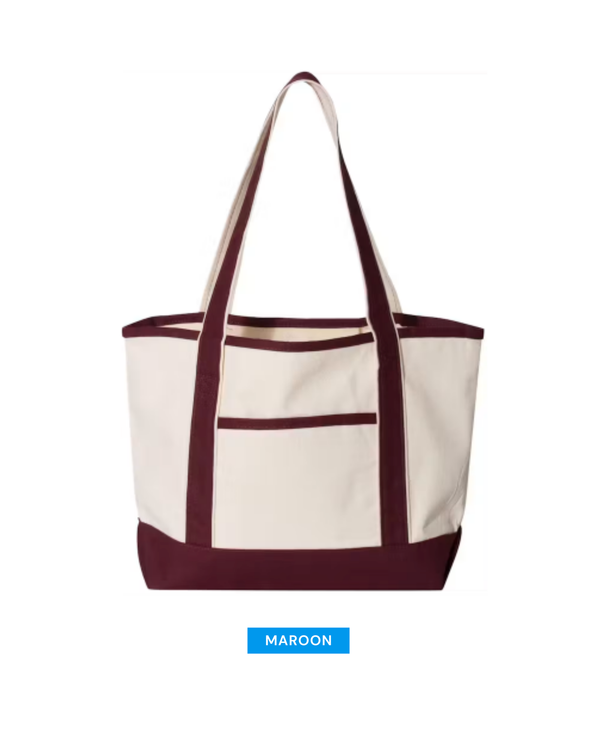 Personalized Embroidered Canvas Tote Bag
