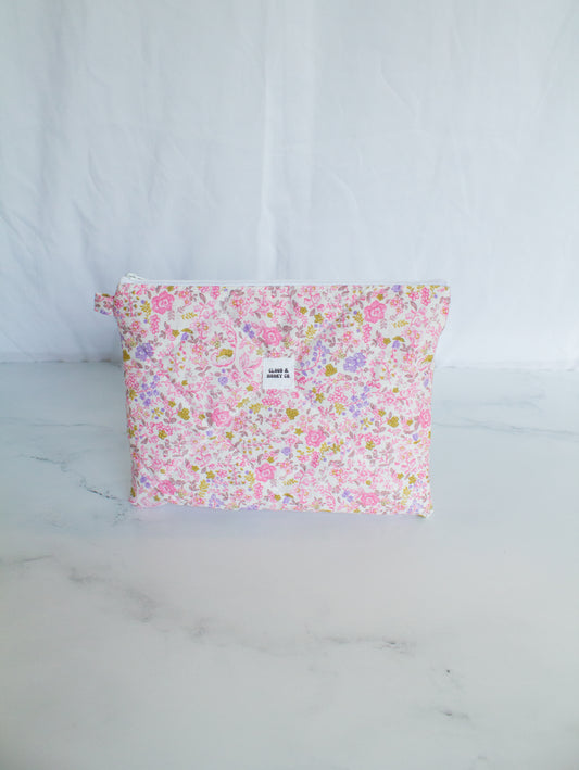Large Zipper Bag - The Blossom Baby