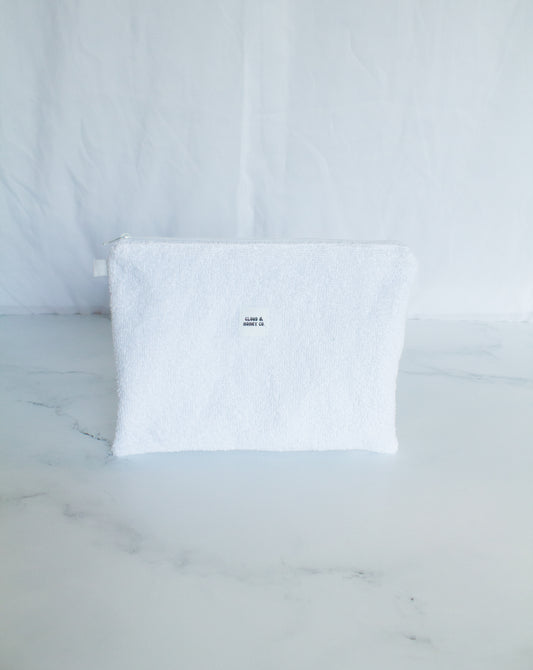 Large Zipper Bag - The Cloud