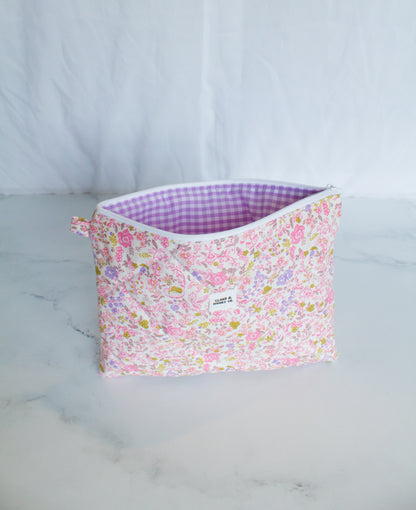 Large Zipper Bag - The Blossom Baby