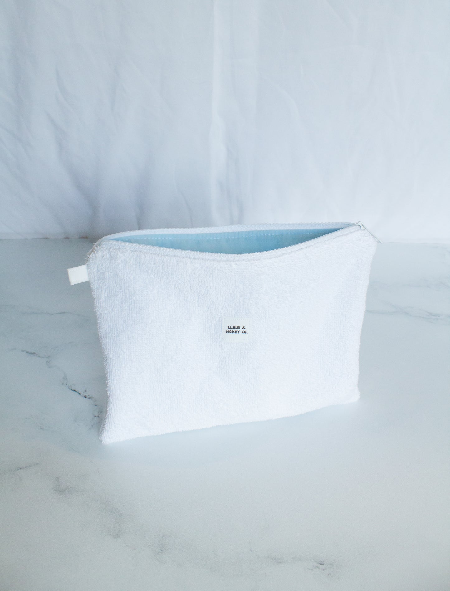 Large Zipper Bag - The Cloud