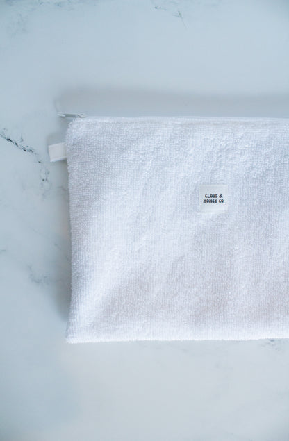 Large Zipper Bag - The Cloud